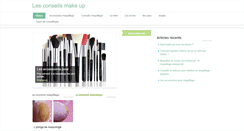 Desktop Screenshot of maquillage-cosmetique.net