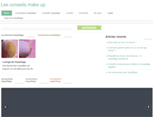 Tablet Screenshot of maquillage-cosmetique.net